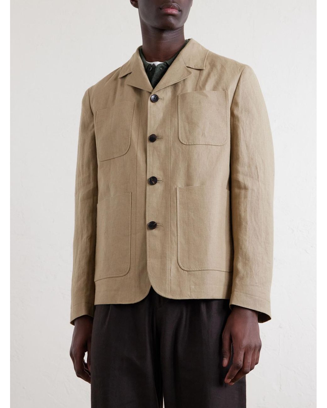 Mr P. Natural Linen Blazer for men