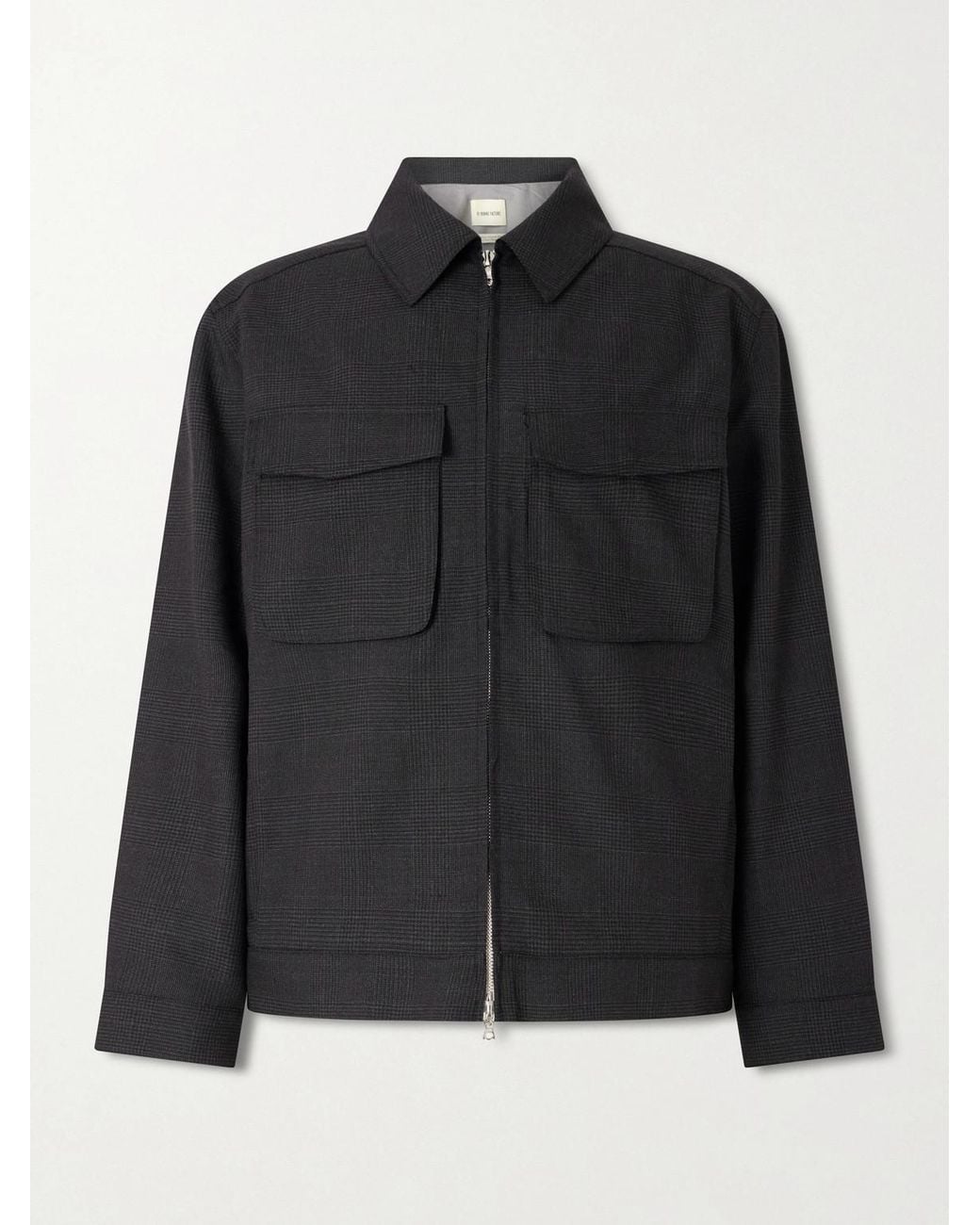 De Bonne Facture Black Student Wool Jacket for men