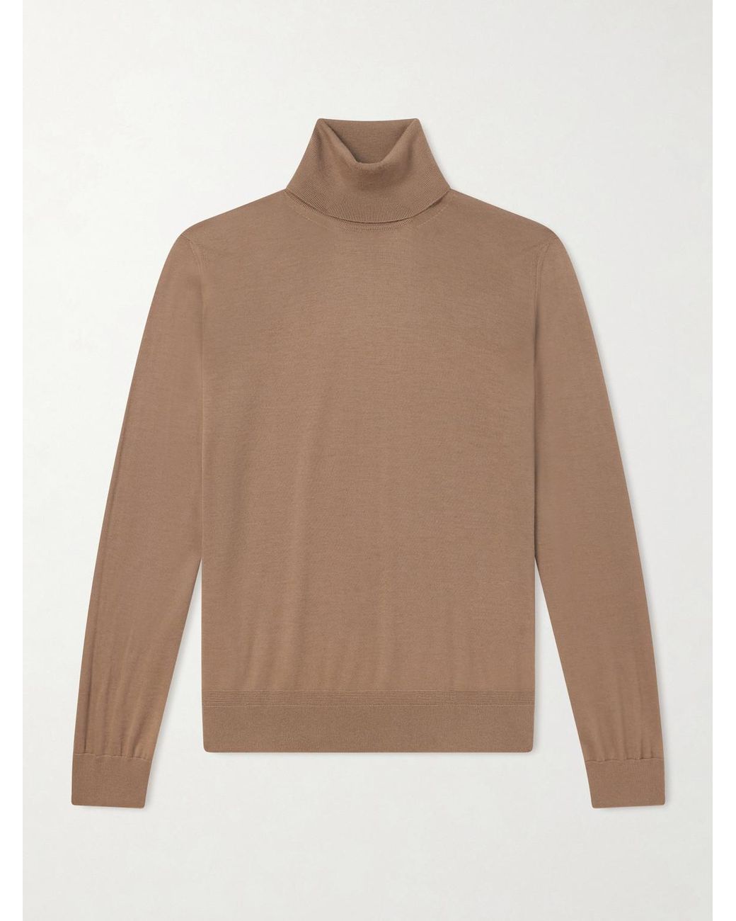 Dunhill Natural Cashmere Rollneck Sweater for men