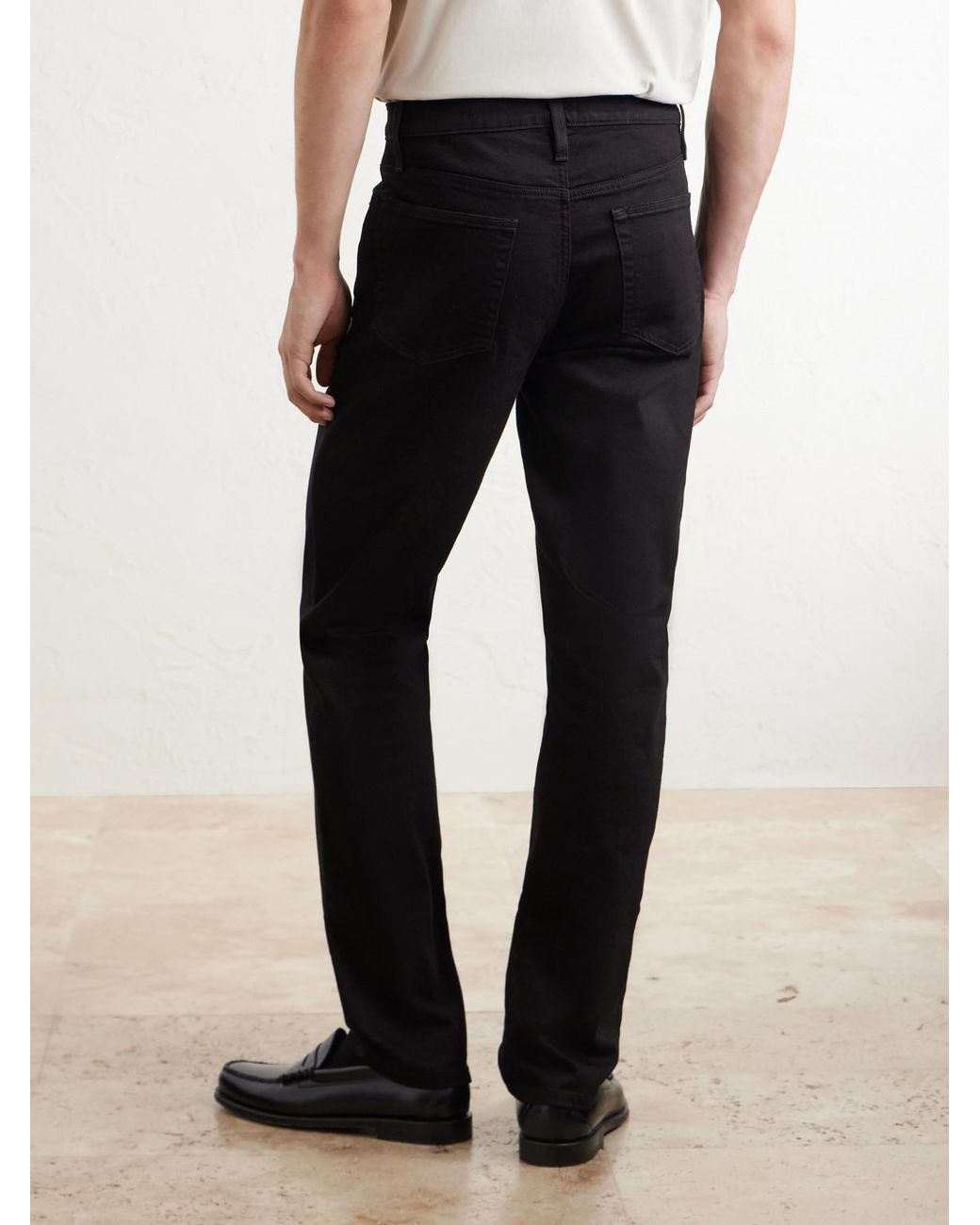FRAME Blue Modern Straight-Leg Jeans for men