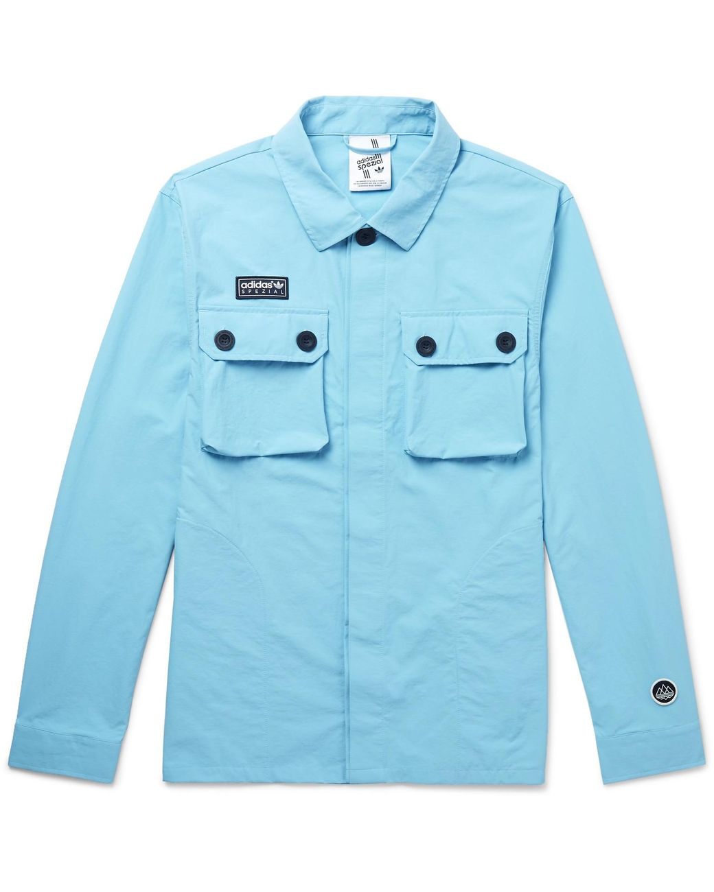 adidas Originals Spezial Gilbraith Nylon-blend Overshirt in Blue for ...