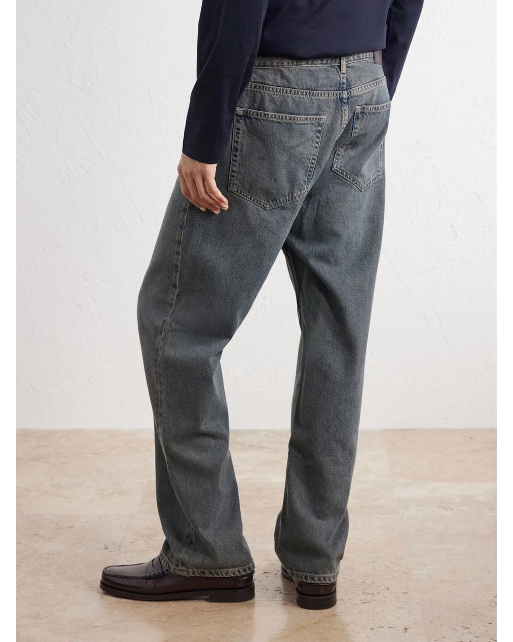 NN07 Gray Otis 10074 Straight-Leg Jeans for men