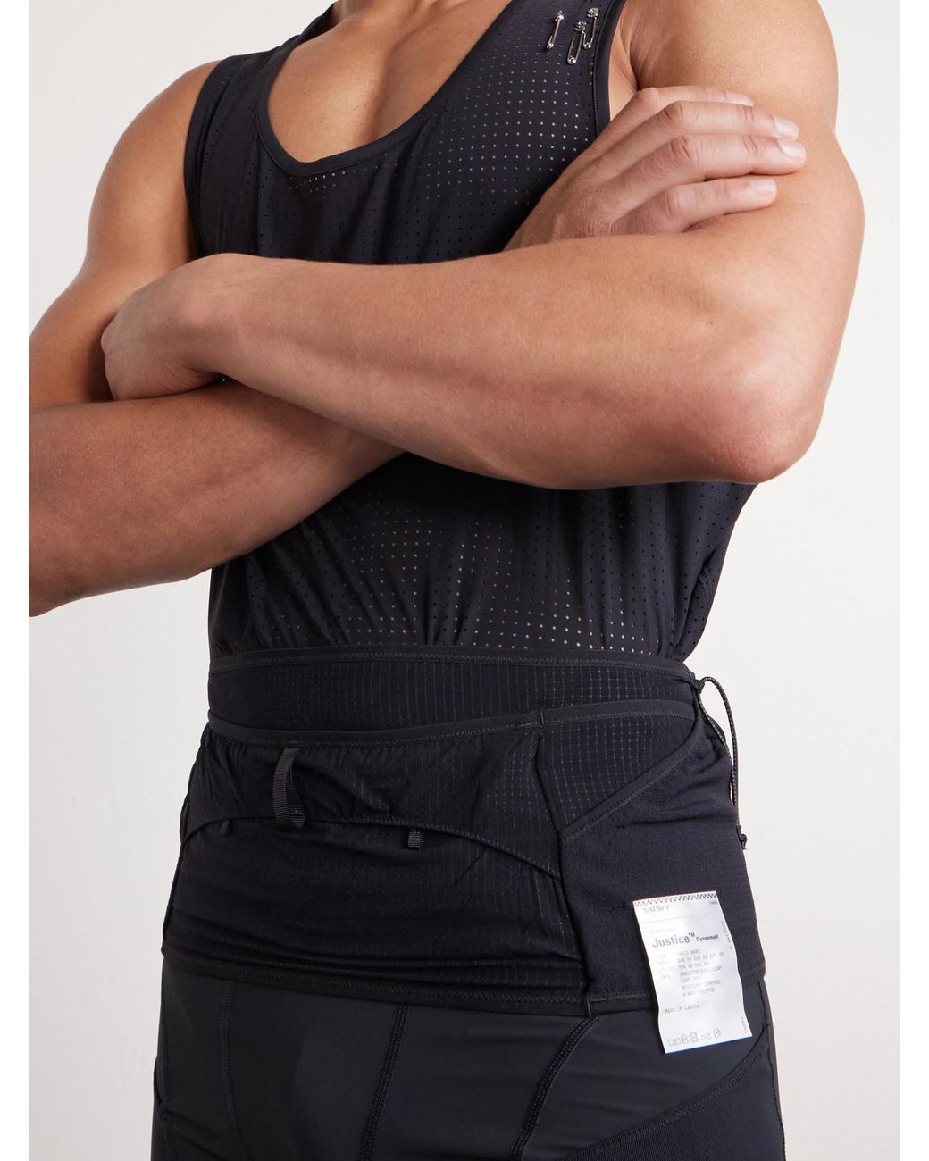 Satisfy Black Justice Dyneema Running Belt for men