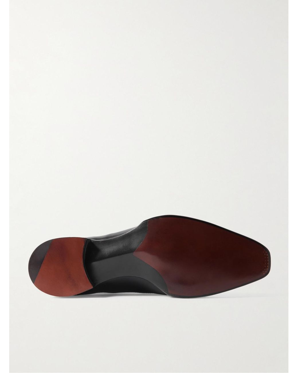 George Cleverley Black Charles Leather Oxford Shoes for men