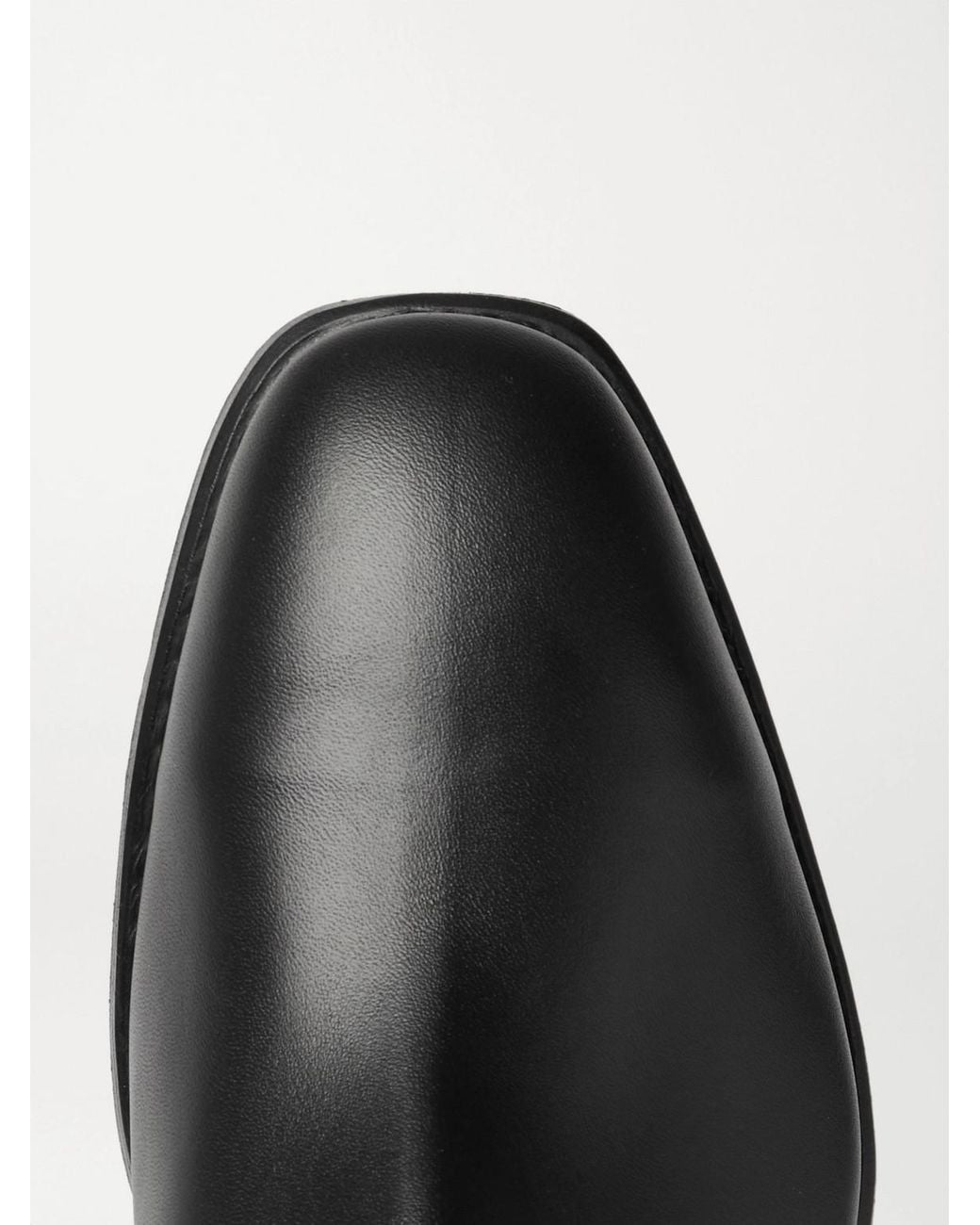 R.M.Williams Black Heritage Craftsman Leather Chelsea Boots for men