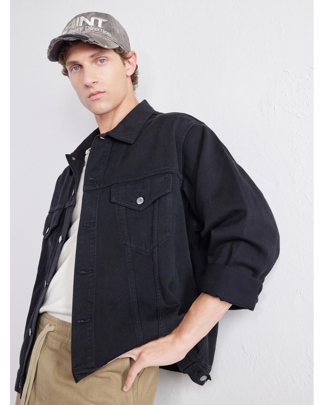 SAINT Mxxxxxx Gray Logo-Embroidered Cotton-Canvas Cap for men