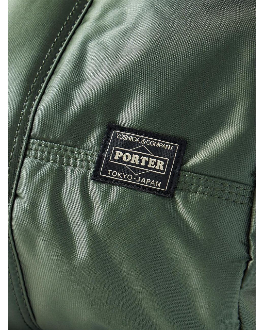 Porter-Yoshida and Co Green Tanker Drum Nylon-twill Weekend Bag for men