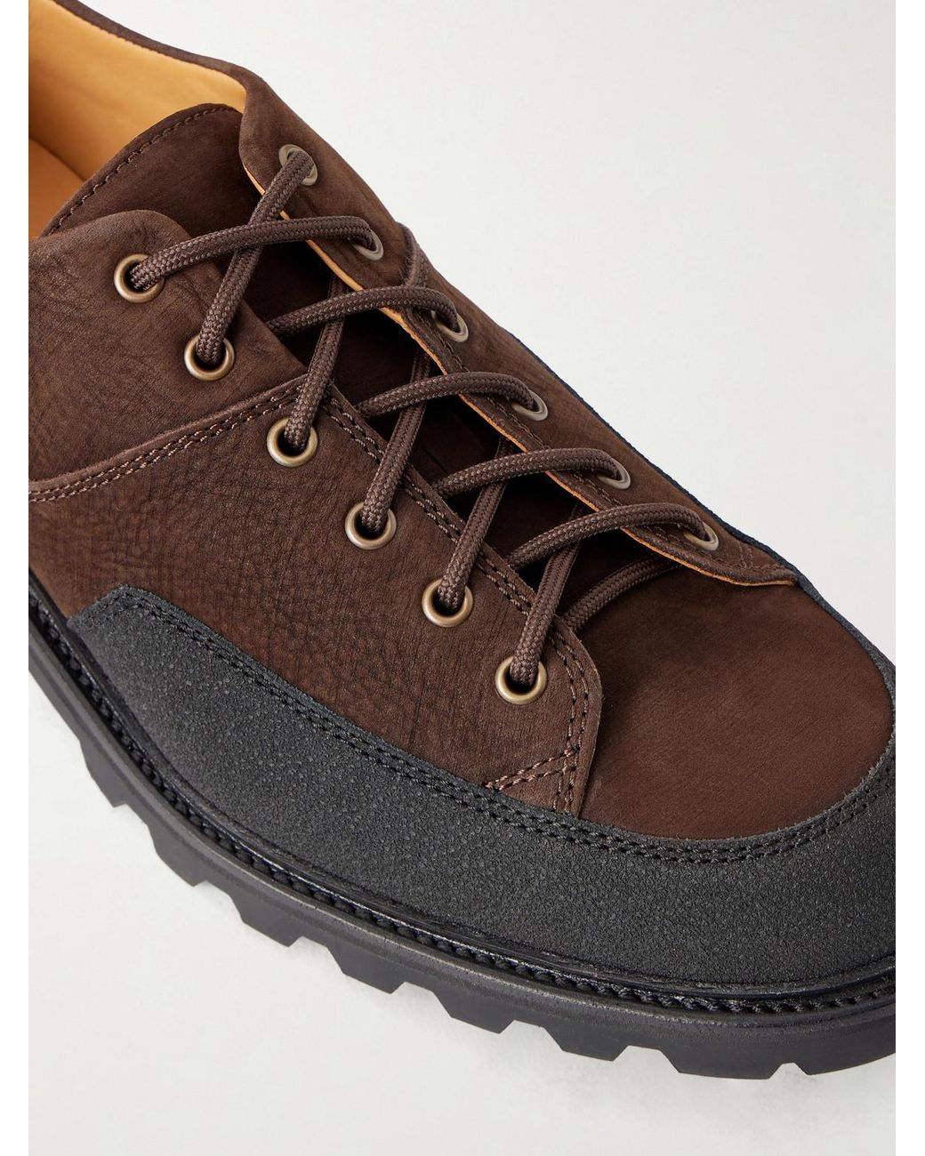 Morjas Brown The Hybrid Hiker Nubuck Boots for men