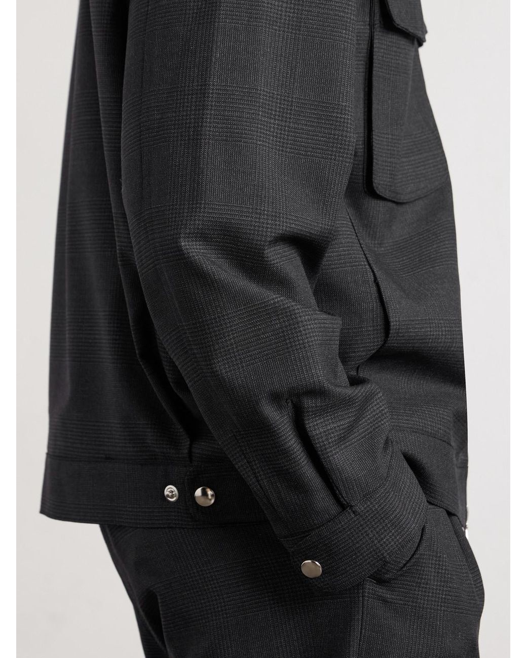 De Bonne Facture Black Student Wool Jacket for men