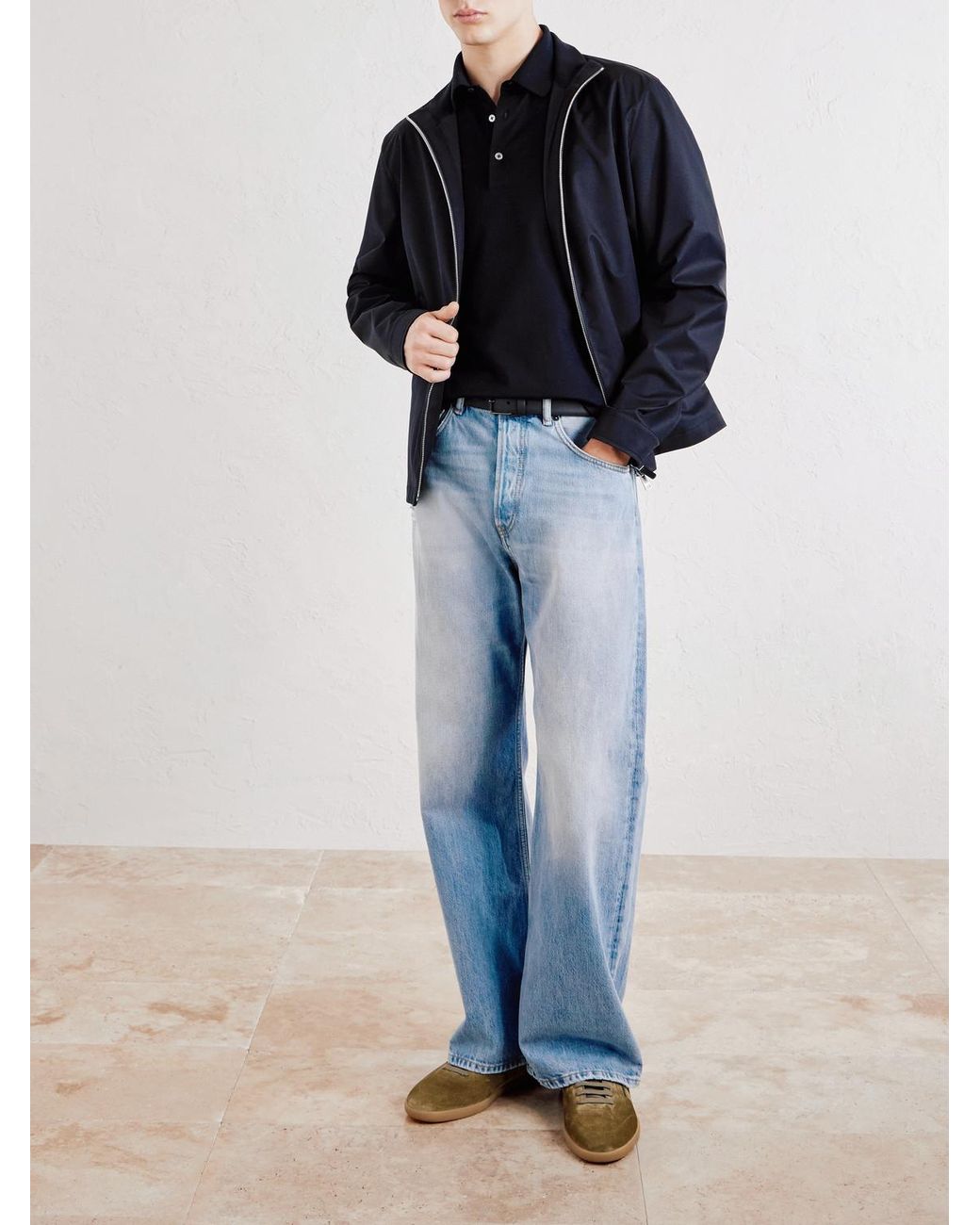 Blouson di Zegna in Blue da Uomo