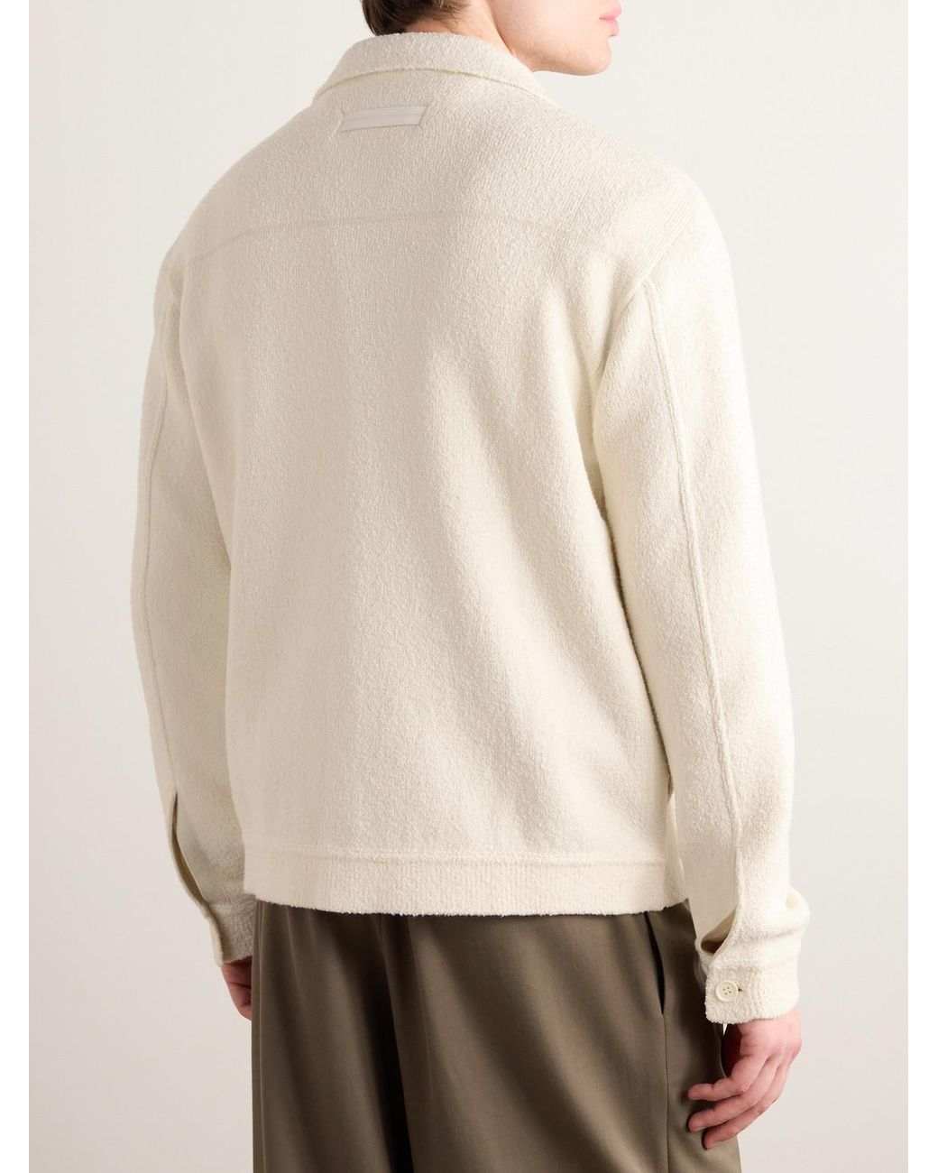 Zegna Natural Terry Overshirt for men