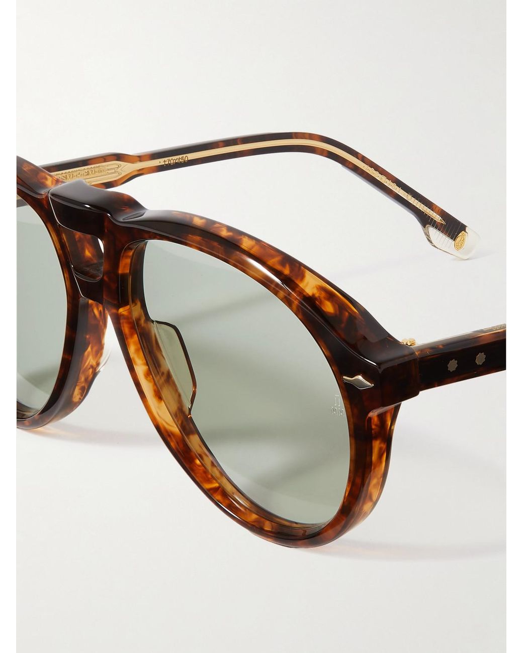 Jacques Marie Mage Multicolor Valkyrie Double-Bridge Aviator-Style Acetate Sunglasses for men