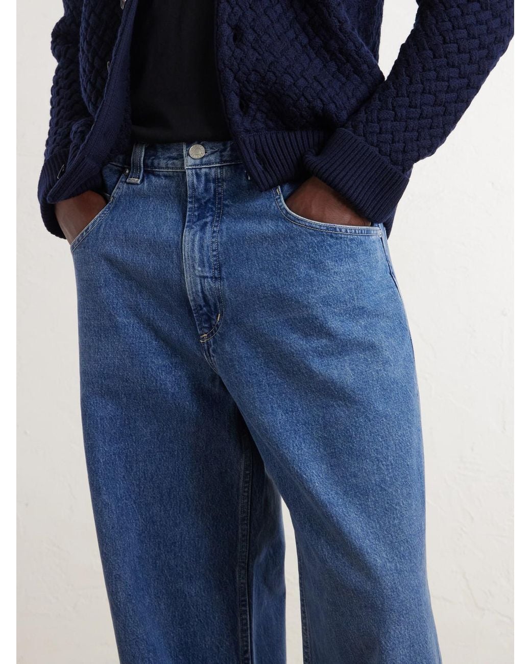 Agolde Blue Grover Wide-Leg Jeans for men