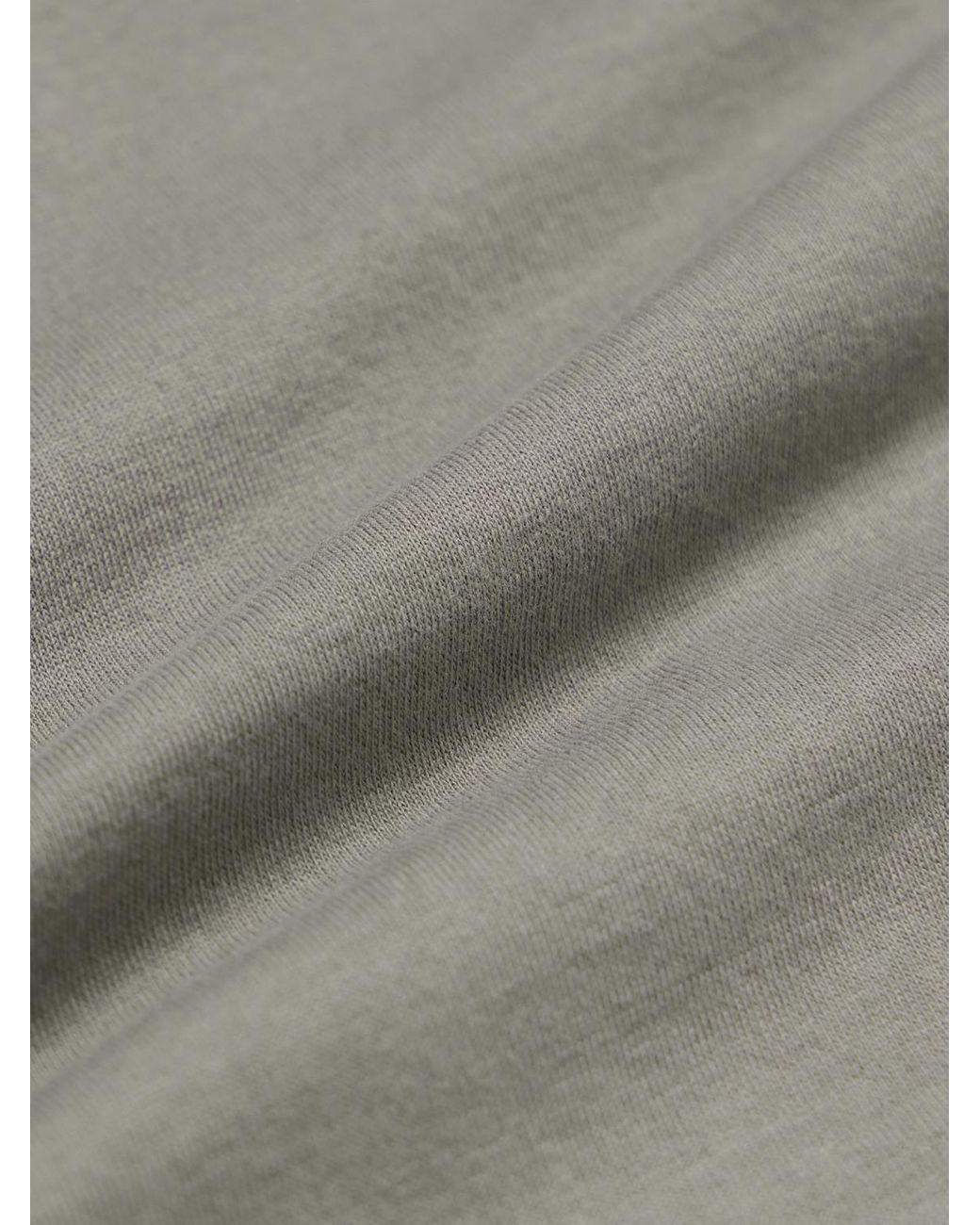 James Perse Gray Lotus Brushed Cotton-Jersey T-Shirt for men
