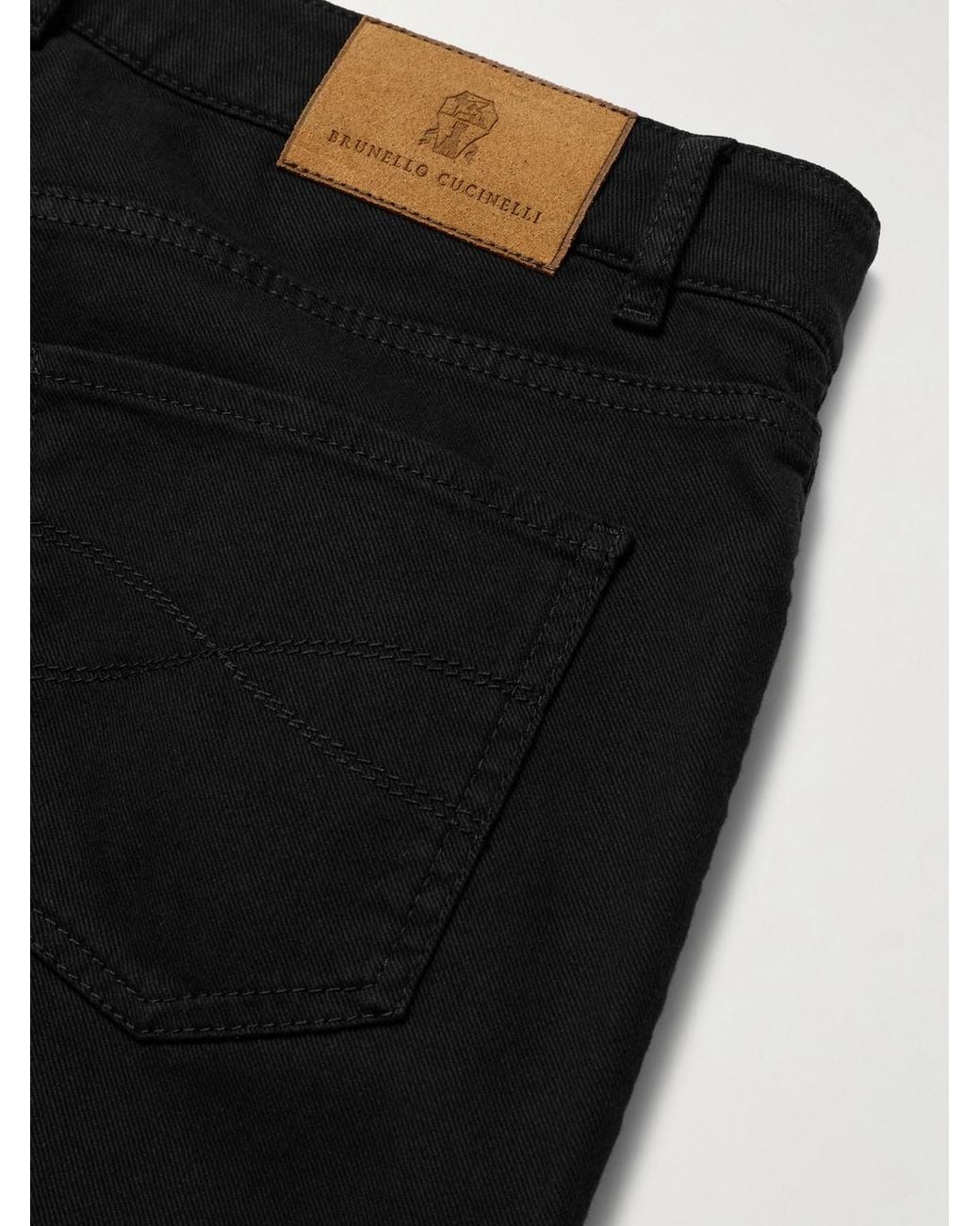 Brunello Cucinelli Black Jeans for men