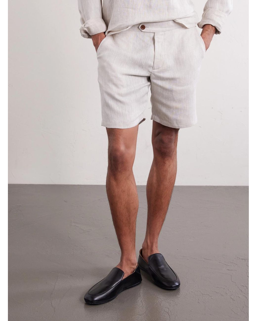 Mr P. Leather Espadrilles in Black für Herren