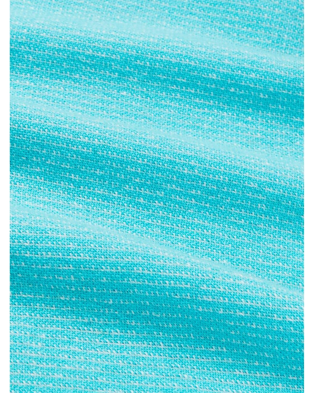 Loro Piana Blue Roadster Striped Cashmere Half-Zip Sweater for men