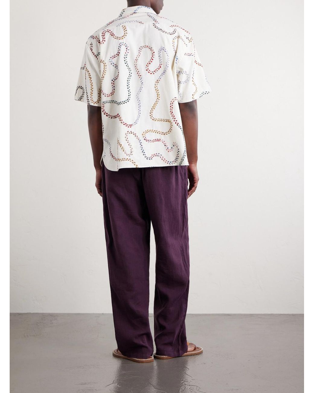 Kardo White Ronen Cotton Shirt for men