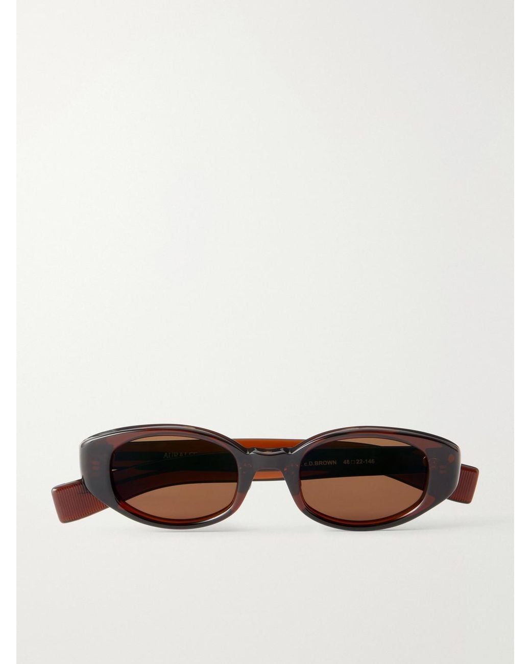 Auralee Eyevan D-Frame Acetate Sunglasses in White für Herren