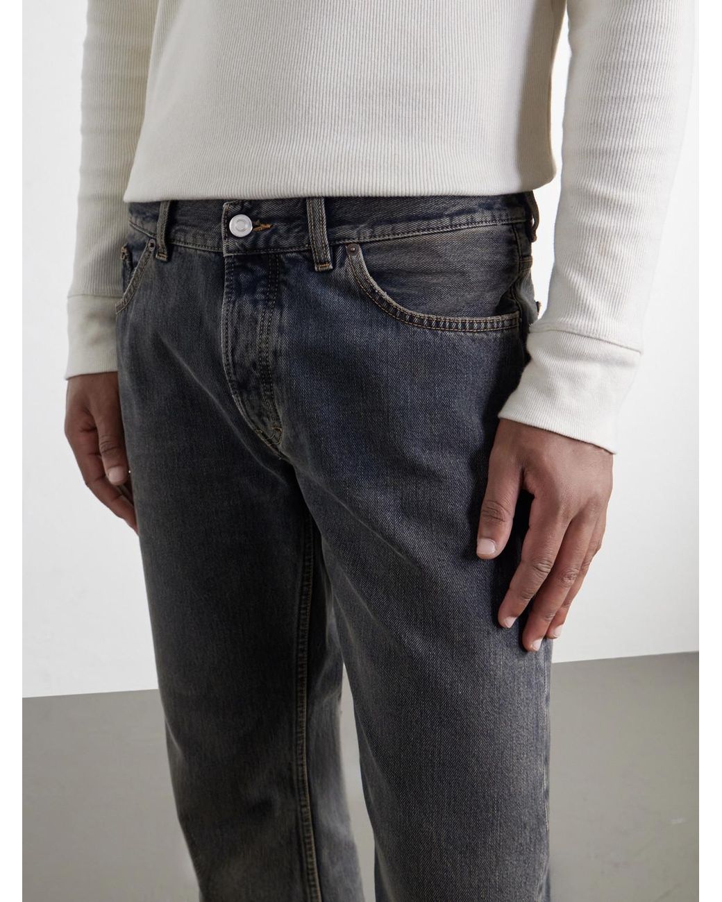 Jeanerica Blue Arrow Straight-Leg Jeans for men