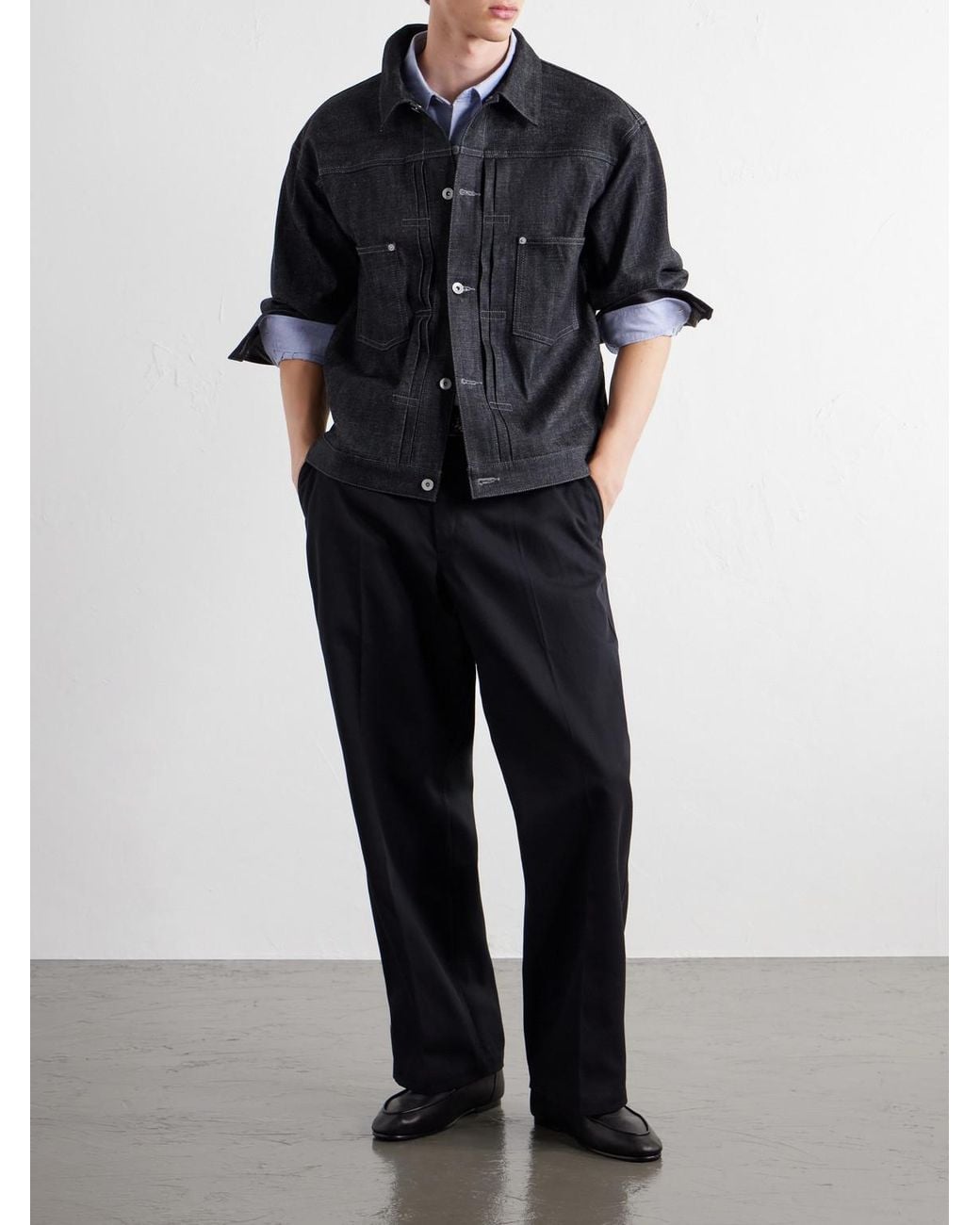 Neighborhood Black Denim Jacket for men