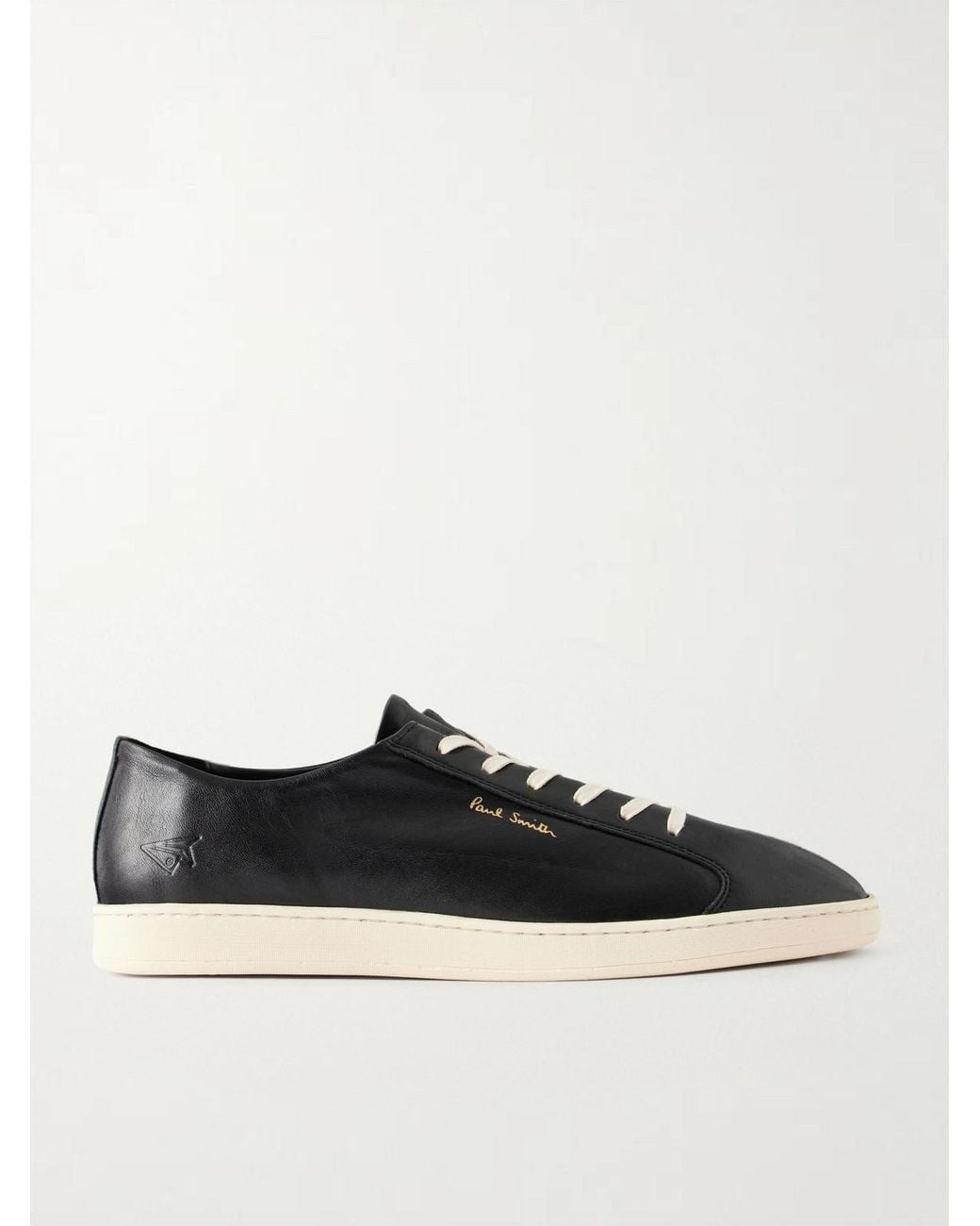Paul Smith Black Tripp Leather Sneakers for men