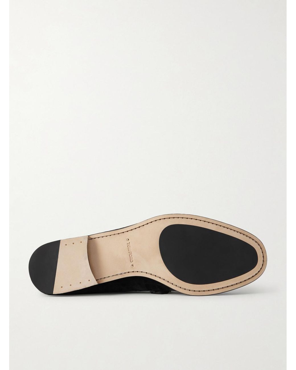 Tom Ford Black Theo Suede Boat Shoes for men