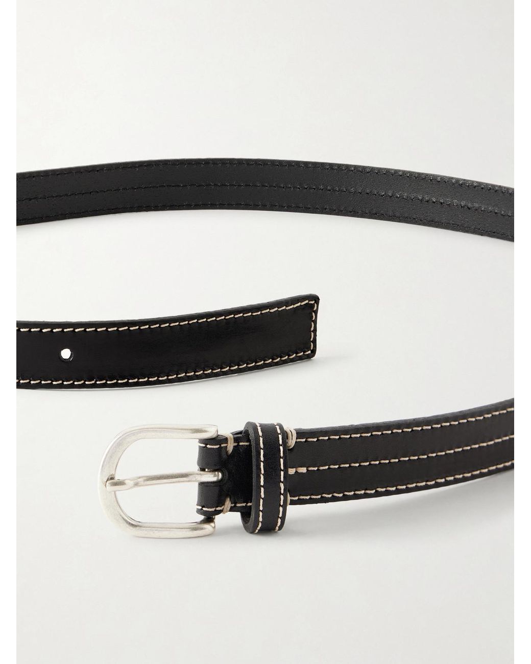 mfpen Cipher 2.5cm Leather Belt in Black für Herren