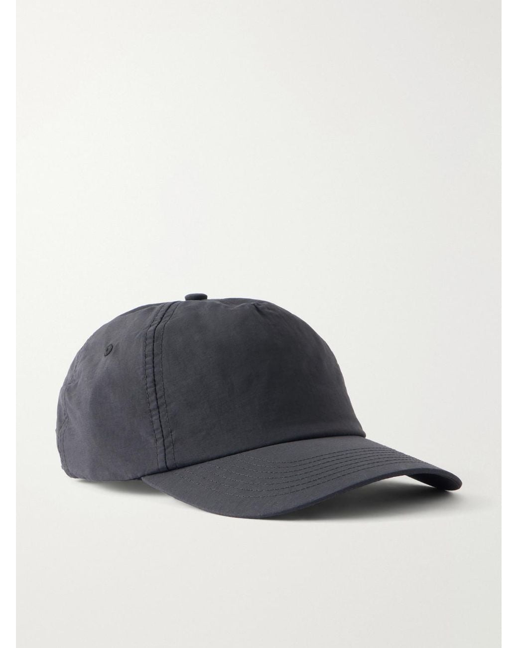 Frescobol Carioca Black Logo-Appliquéd Shell Baseball Cap for men