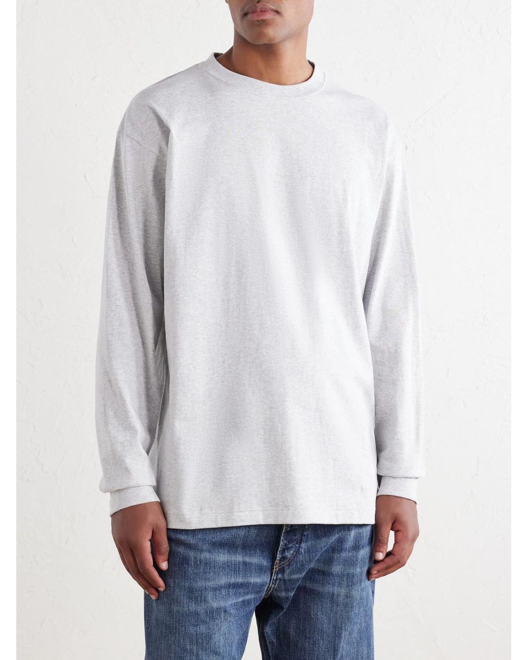 Orslow White Cotton-Jersey T-Shirt for men