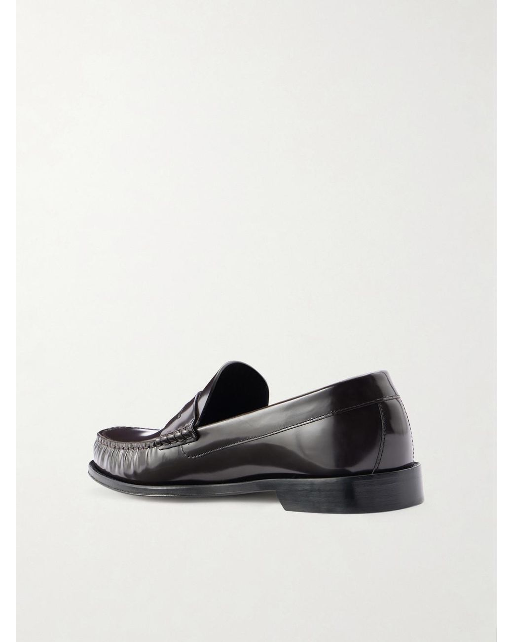 Tom Ford Brown Polished-Leather Loafers for men