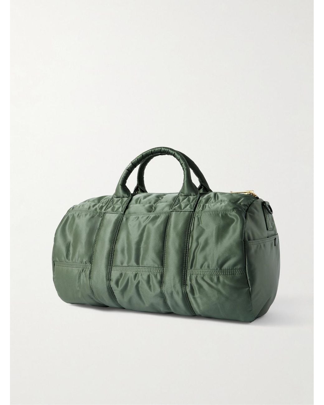 Porter-Yoshida and Co Green Tanker Drum Nylon-twill Weekend Bag for men