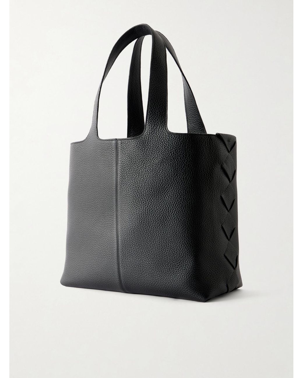 Bottega Veneta Black Diago Medium Full-grain Leather Tote Bag for men