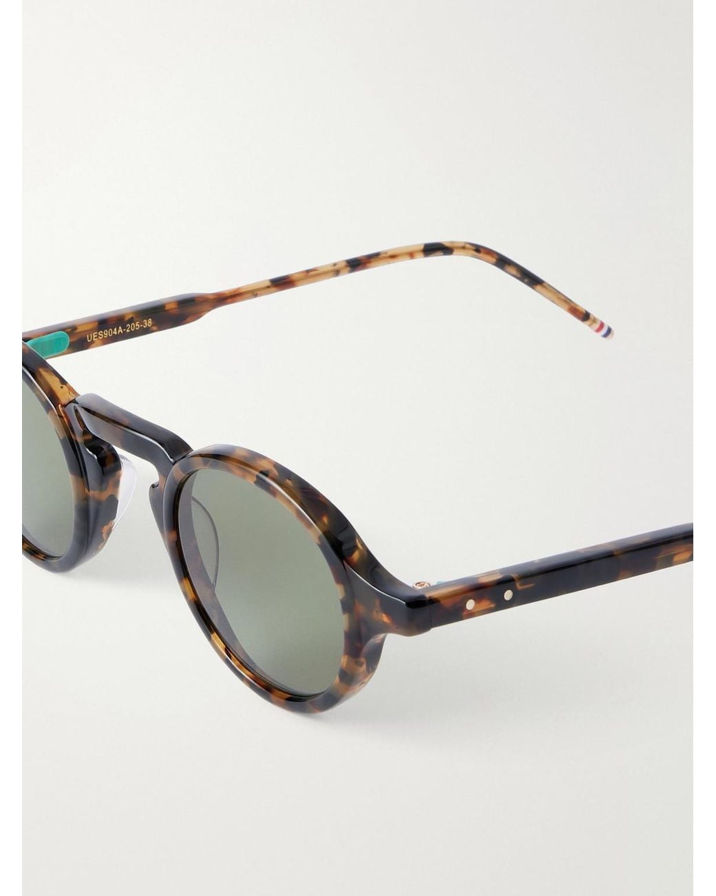 Thom Browne Multicolor Round-Frame Acetate Sunglasses for men