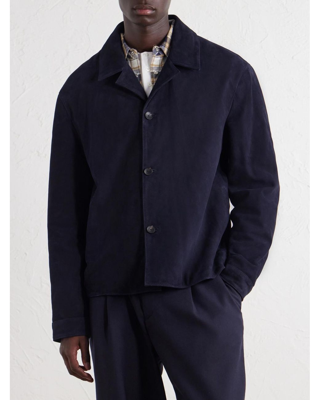 Mr P. Suede Jacket in Blue für Herren