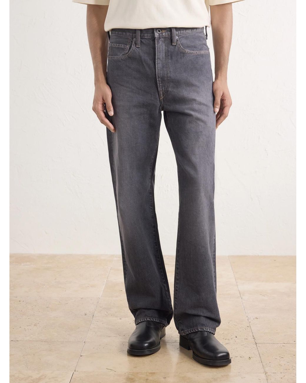 Kapital Blue Straight-leg Jeans for men
