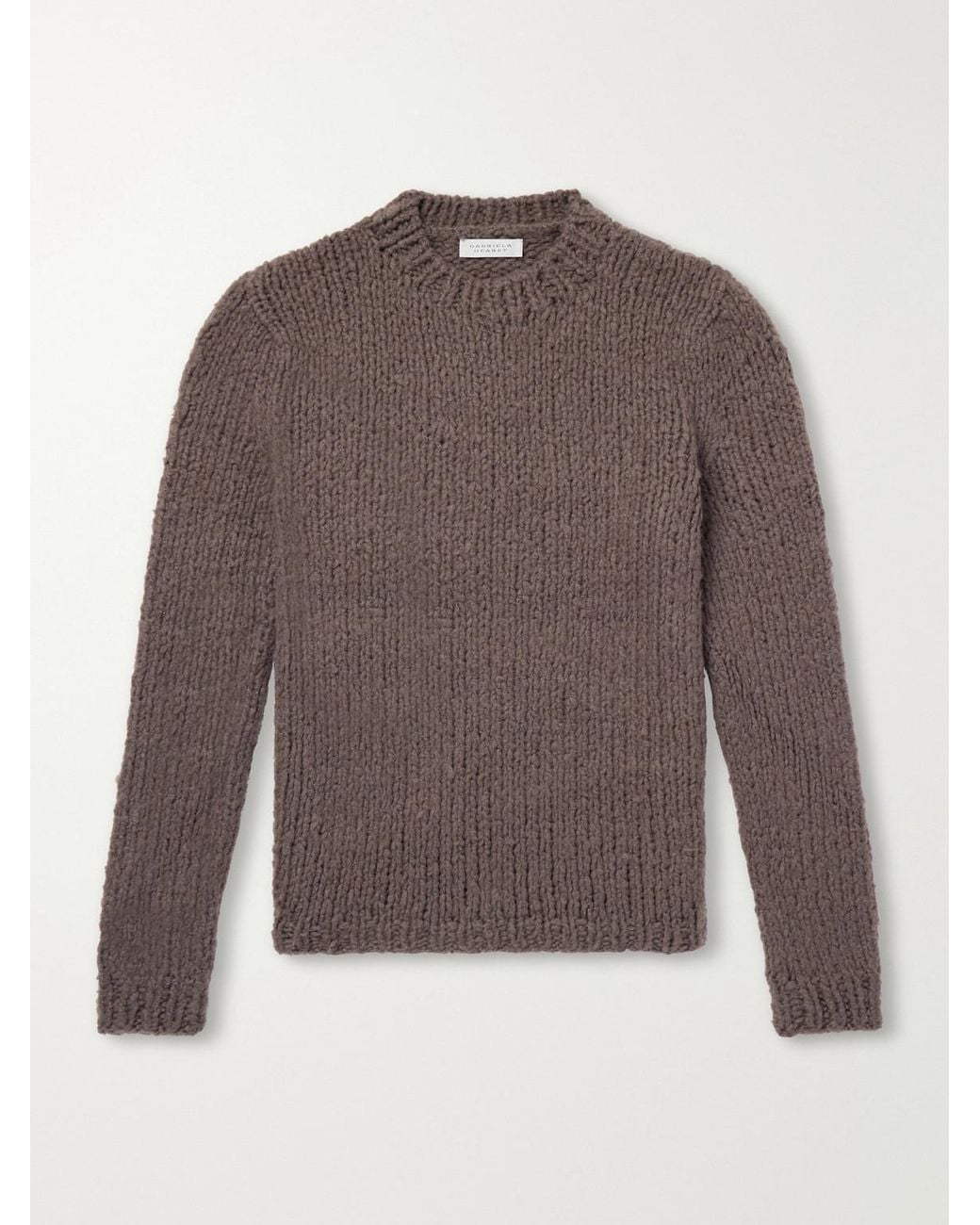 Gabriela Hearst Brown Lawrence Cashmere Sweater for men