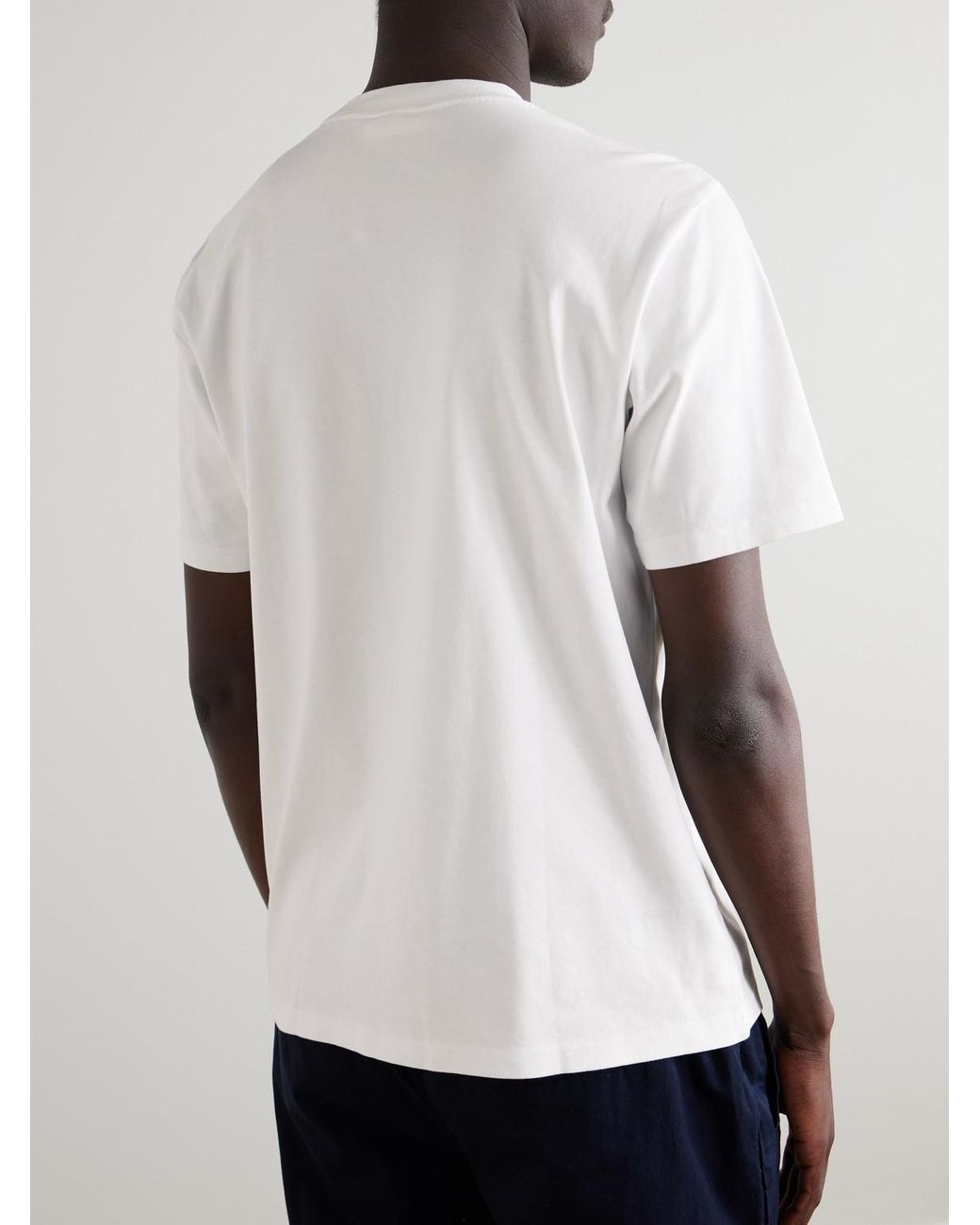Orlebar Brown White Deckard Cotton-Jersey T-Shirt for men