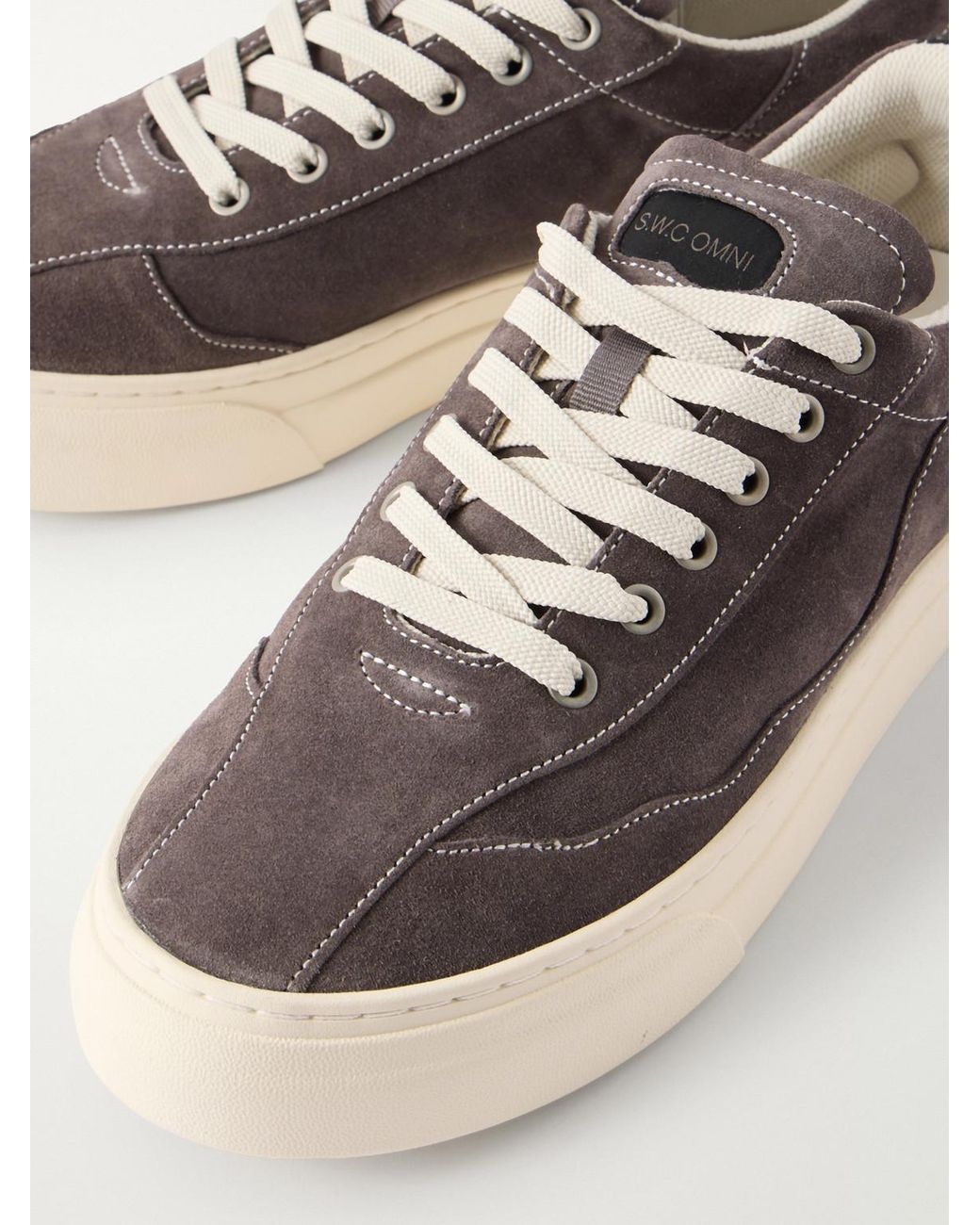 Omni Gray Dellow Suede Sneakers for men