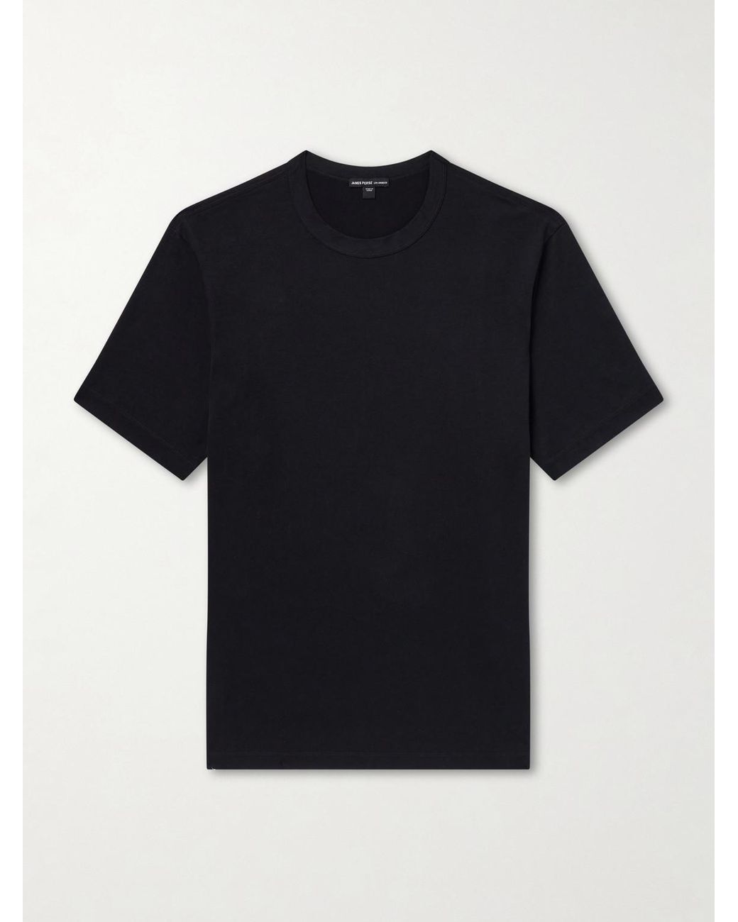 James Perse Black Luxe Cotton Jersey T-shirt for men