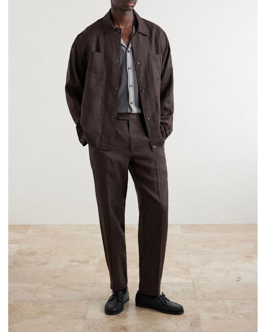 Rag & Bone Brown Calder Linen Jacket for men