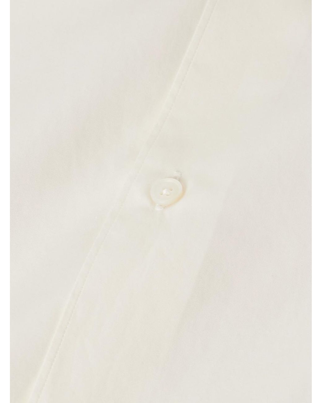 A.PRESSE Natural Cotton And Silk-Blend Shirt for men