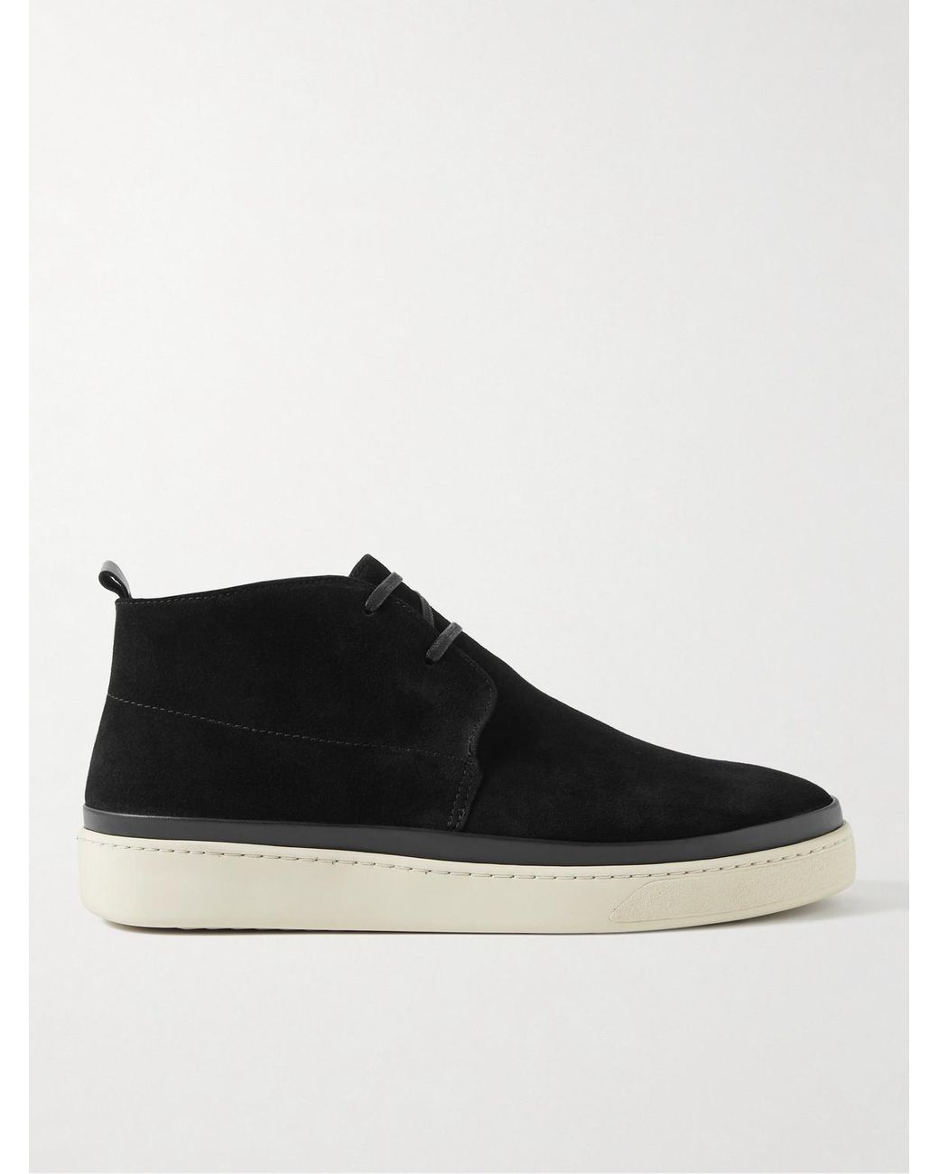 Mulo Suede Chukka Boots in Black for Men Lyst UK