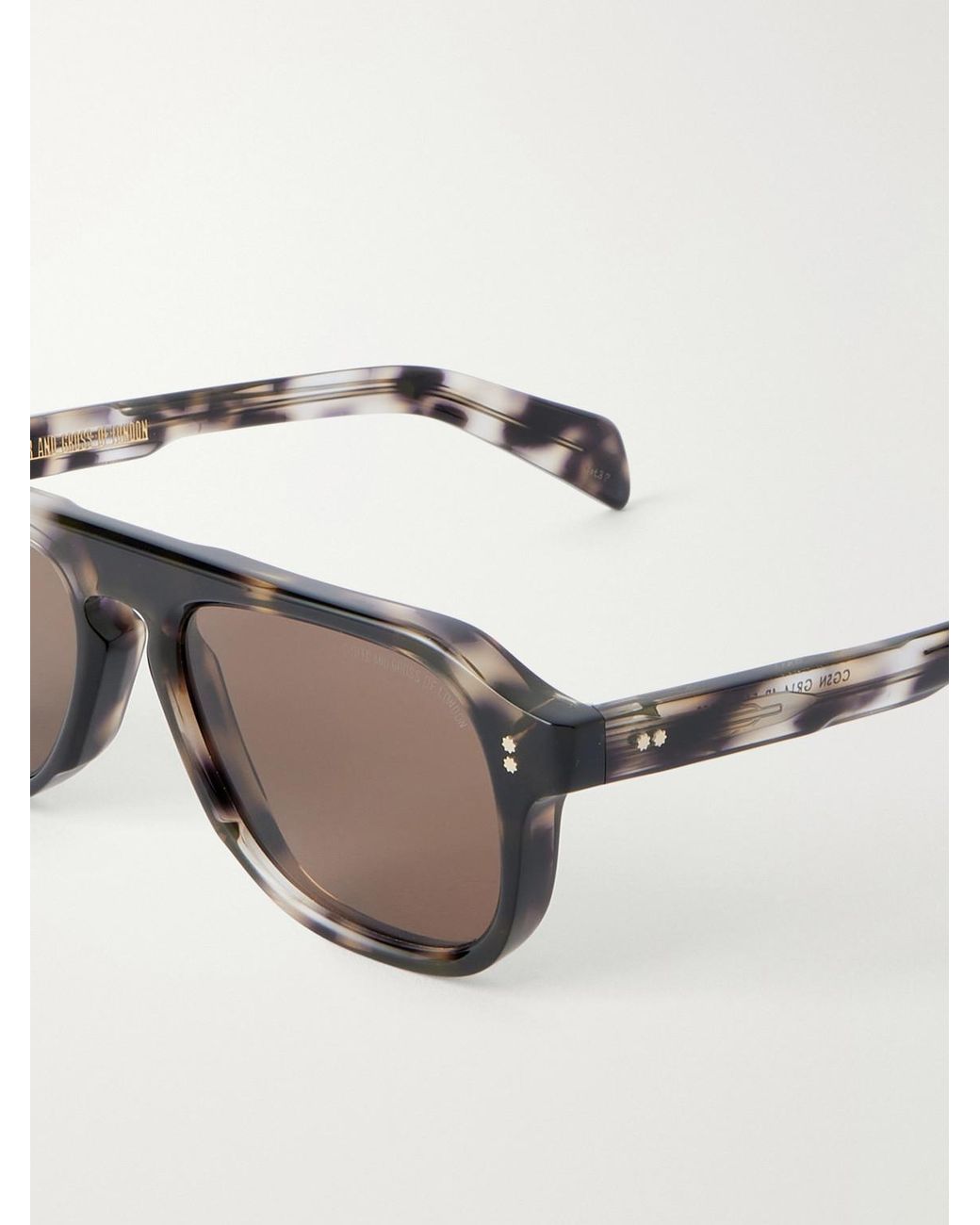 Cutler & Gross Multicolor Gr14 Aviator-Style Acetate Sunglasses for men