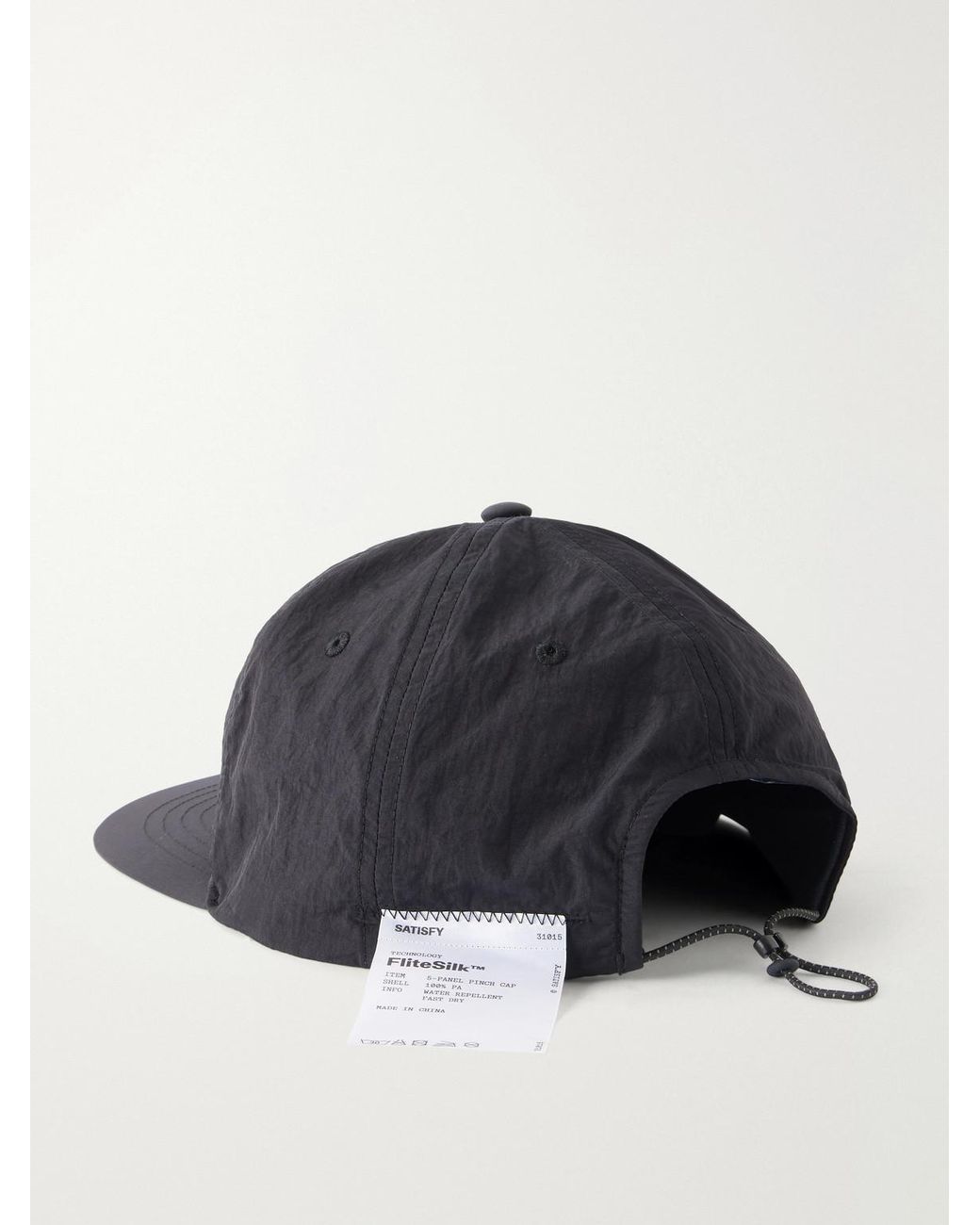Satisfy Blue Flitesilk Logo-Embroidered Panelled Shell Cap for men