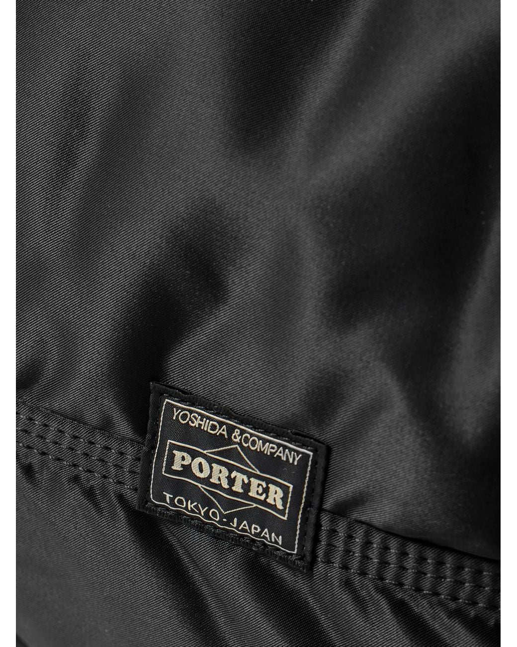 Porter-Yoshida and Co Black Tanker Drum Nylon-twill Weekend Bag for men