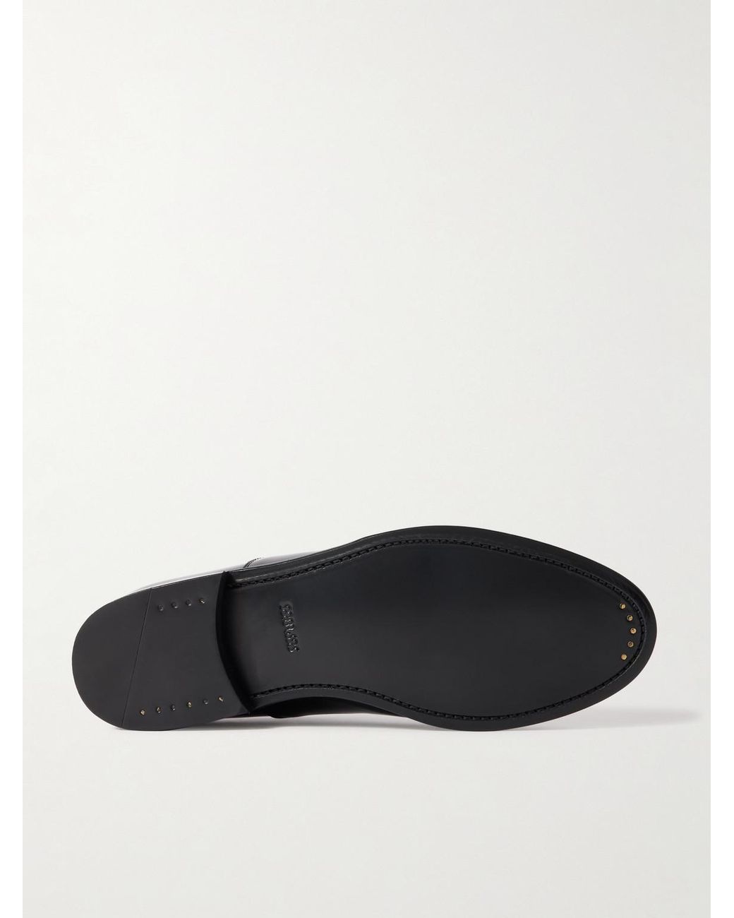 Morjas Black Patent-leather Oxford Shoes for men