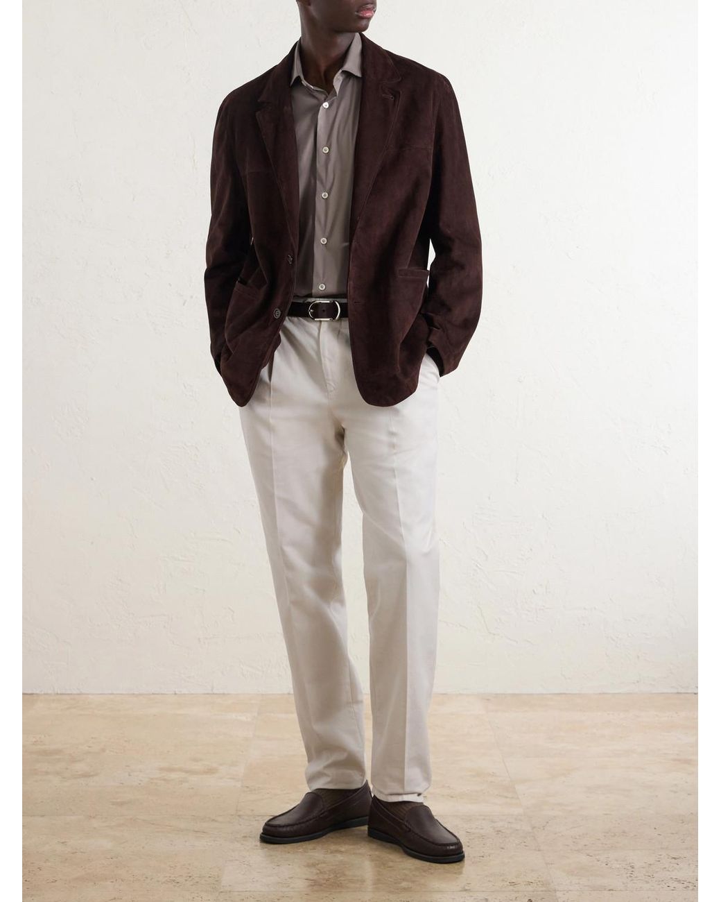 Eleventy Gray Cotton-blend Shirt for men