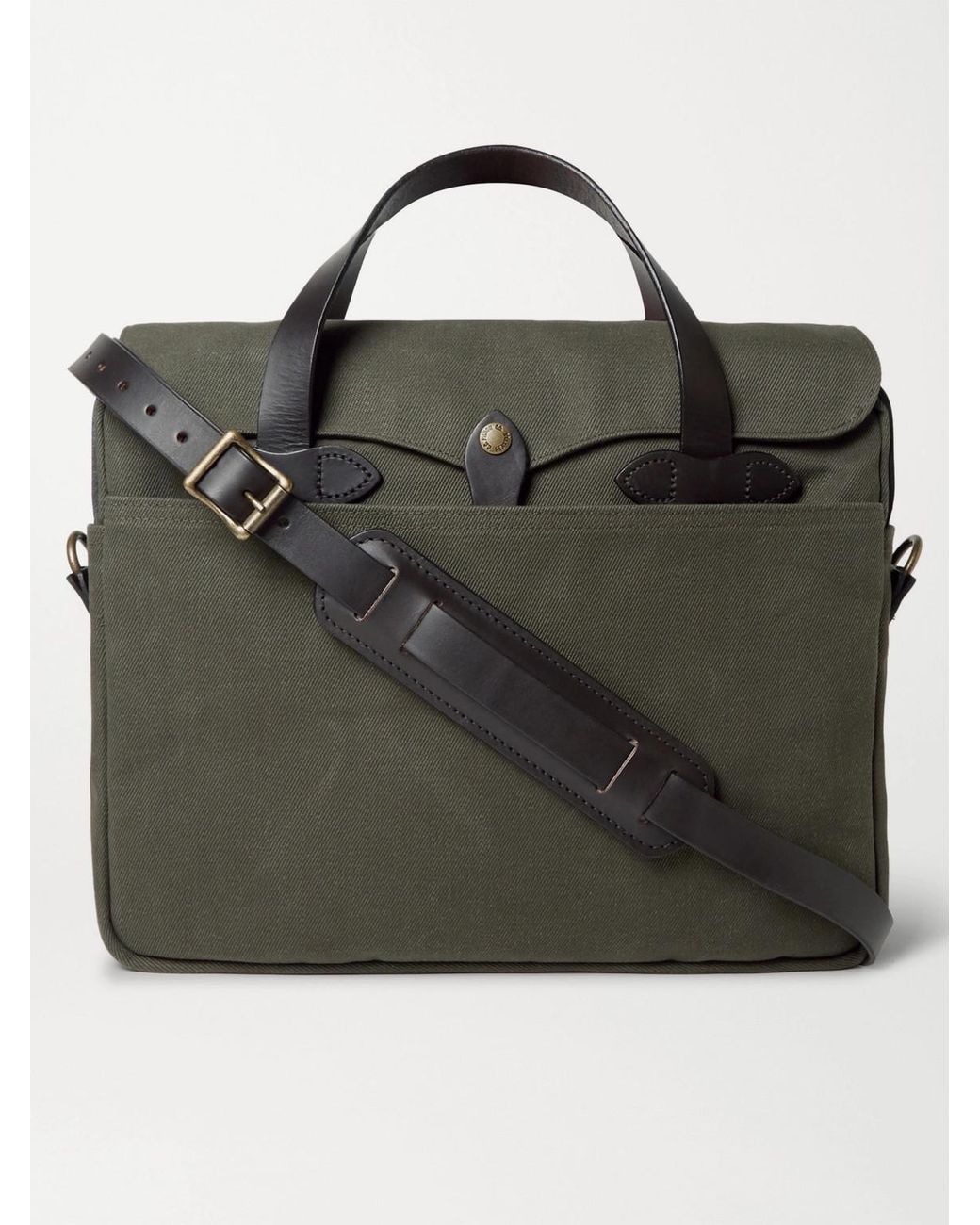 Filson Original Briefcase Otter Green for Men Lyst Australia
