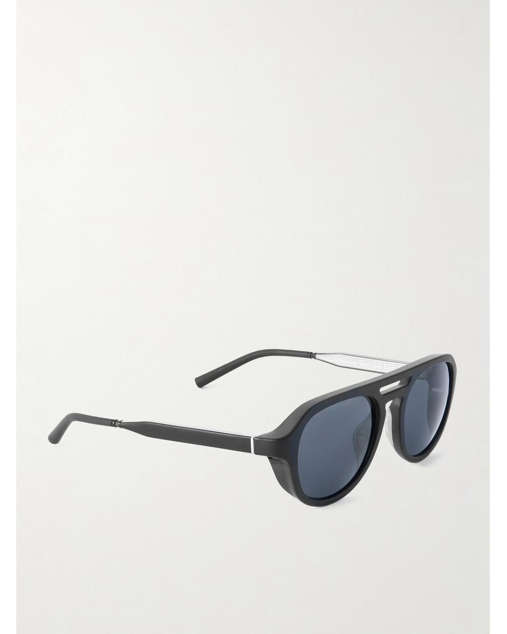Oliver Peoples Blue Roger Federer R-13 Double-bridge Aviator-style Acetate Sunglasses for men